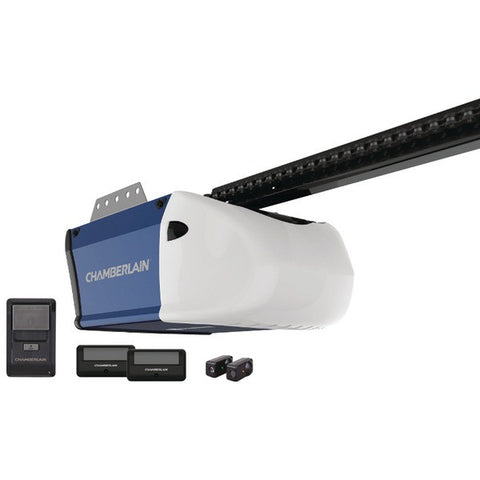 CHAMBERLAIN PD512 1-2HP Chain Garage Door Opener with 2 Remotes