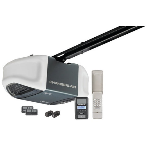 CHAMBERLAIN MYQ WD962KEV 3-4HP MyQ(R)-Enabled Belt Drive Garage Door Opener with Battery Backup