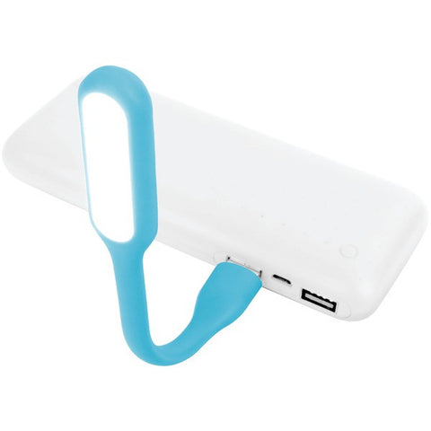 IESSENTIALS IE-PBLED-BL Power Bank USB LED Lamp (Blue)