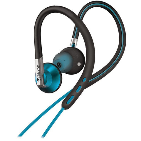 IHOME iB11BLXC Sport Ear Hook Earbuds with Microphone (Blue)