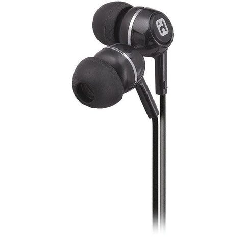 IHOME iB25BC Noise-Isolating Earbuds (Black)