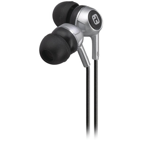 IHOME iB25SC Noise-Isolating Earbuds (Silver)