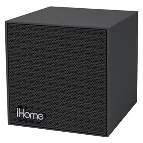 IHOME IBT16BBC Rubberized Bluetooth(R) Mini Speaker Cube with Rechargeable Battery
