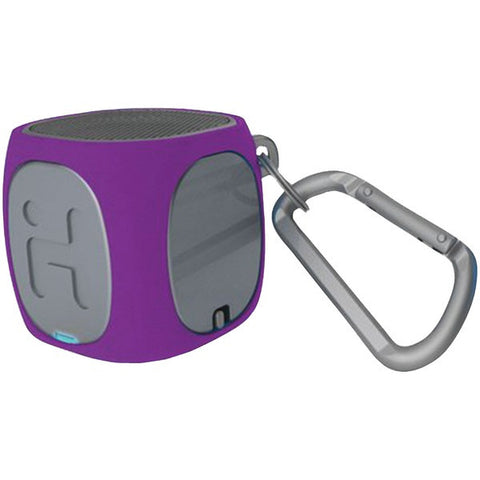 IHOME IBT55UGXC Bluetooth(R) Rechargeable Mini Speaker System (Purple-Gray)