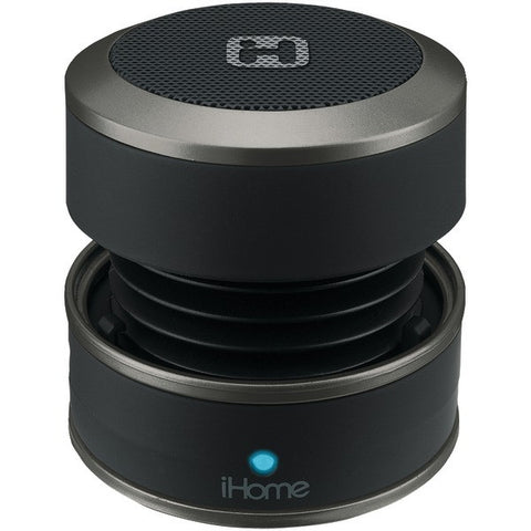 IHOME iBT60BX Bluetooth(R) Rechargeable Mini Speaker System with Rubberized Finish