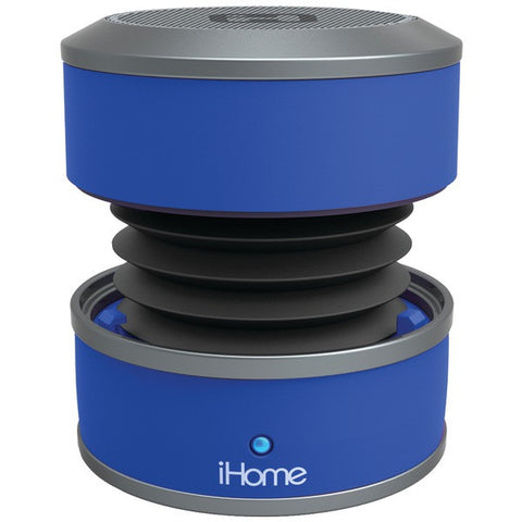 IHOME IBT60LY Bluetooth(R) Rechargeable Mini Speaker System in Rubberized Finish