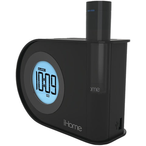 IHOME IH402B Dual-Charging Dual Alarm Clock with USB & Removable Power