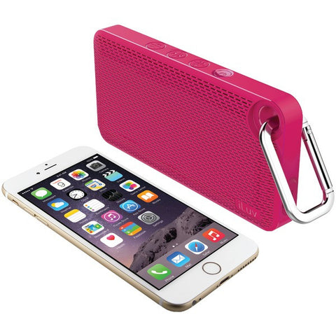 ILUV AUDMINI6PN Splashproof Bluetooth(R) Speaker (Pink)