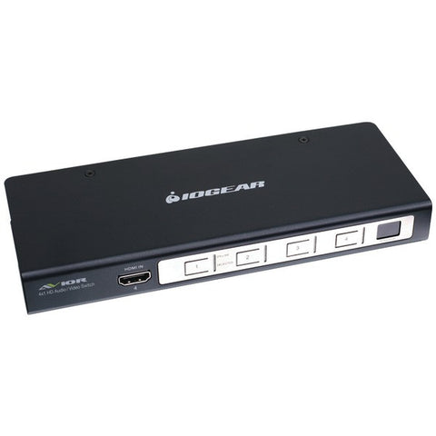 IOGEAR GHSW8141 4-Port HDMI(R) Switch with Remote & RS-232