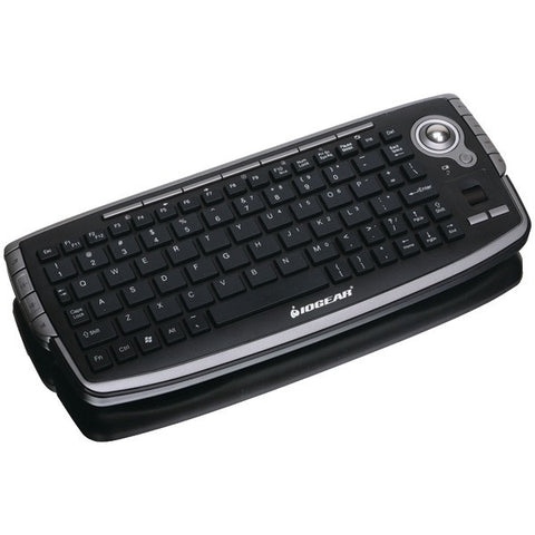 IOGEAR GKM681R 2.4GHz Wireless Compact USB Keyboard with Optical Trackball & Scroll Wheel