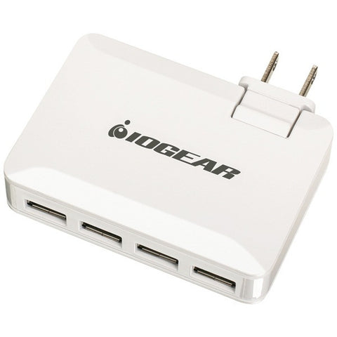 IOGEAR GPAW4U4 GearPower QuadSmart USB 4.2A Wall Charger