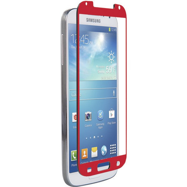 ZNITRO 700358619045 Samsung(R) Galaxy S(R) 4 Nitro Glass Screen Protector (Red)