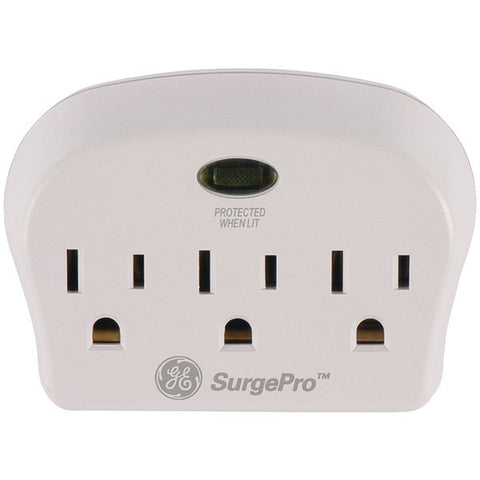 GE 14704 3-Outlet In-Wall Surge Protector Wall Tap