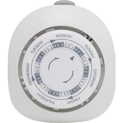 GE 15151 7-Day Mechanical Polarized 1-Outlet Plug-in Timer