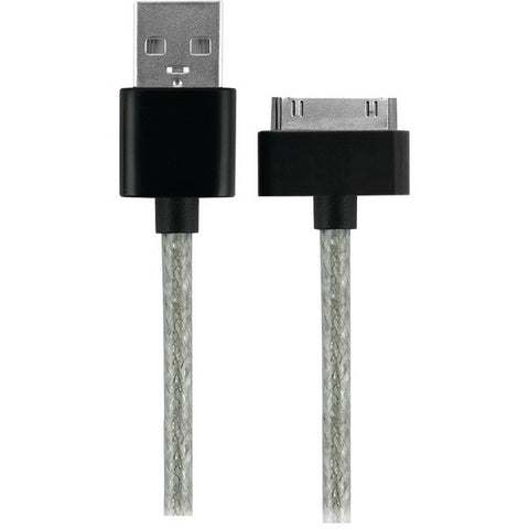 GE 26041 Charge & Sync 30-Pin to USB Cable, 9ft