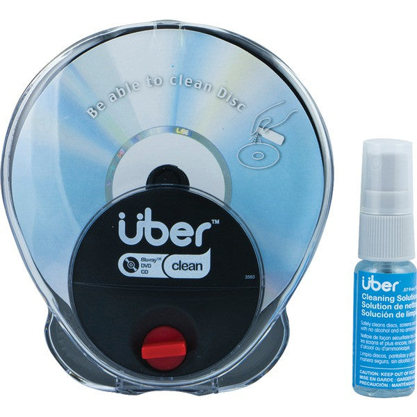 UBER 27308 Radial CD & DVD Cleaning System