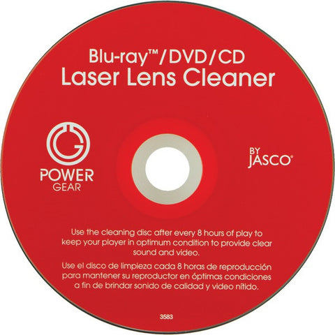 POWER GEAR 33628 Laser Lens Cleaner for CD, DVD & Blu-ray(TM)