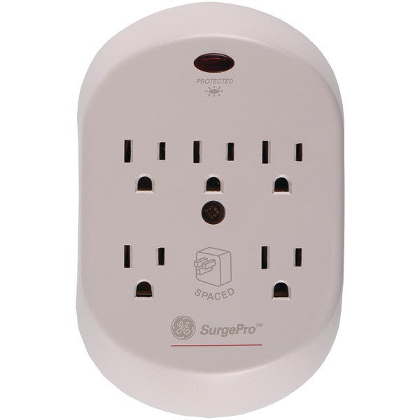 GE 55205 5-Outlet In-Wall Surge Protector