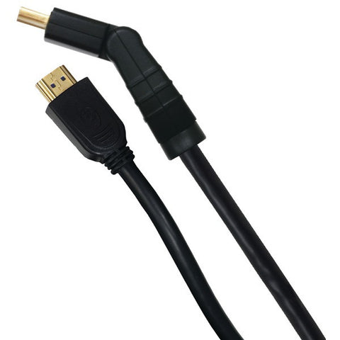 GE 87708 High-Speed HDMI(R) Cable with Ethernet & Swivel Connector (6ft)