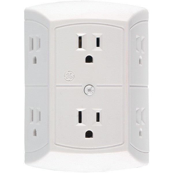 GE JASHEP50759 6-Outlet In-Wall Adapter