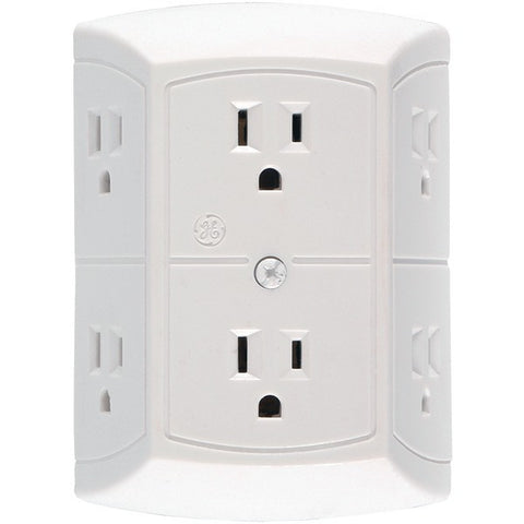GE JASHEP50759 6-Outlet In-Wall Adapter
