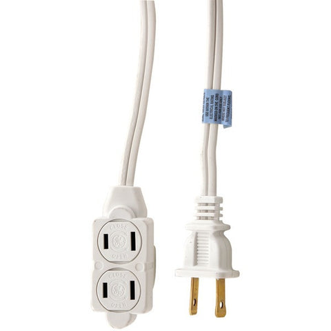 GE JASHEP51937 3-Outlet Polarized Indoor Extension Cord (6ft)