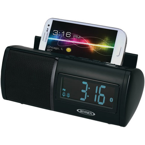 JENSEN JBD-100 Universal Bluetooth(R) Dual Alarm Clock Radio