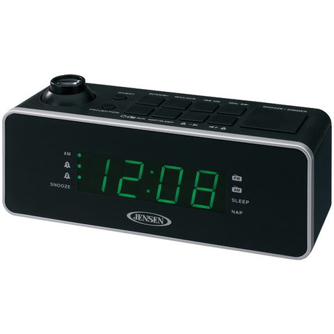 JENSEN JCR-235 Dual Alarm Projection Clock Radio