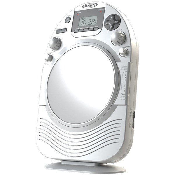 JENSEN JCR-525 AM-FM Stereo Shower Radio with CD