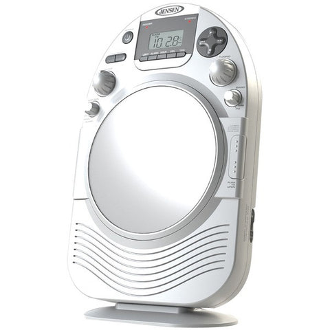 JENSEN JCR-525 AM-FM Stereo Shower Radio with CD