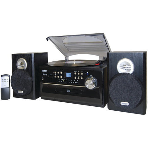 JENSEN JTA-475 3-Speed Turntable with CD, Cassette & AM-FM Stereo Radio