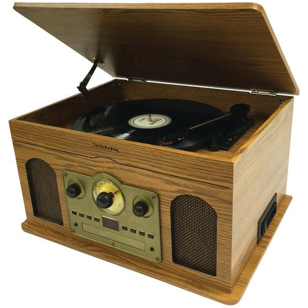 STUDEBAKER SB6080 5-in-1 Stereo Music System (Wooden Grain)