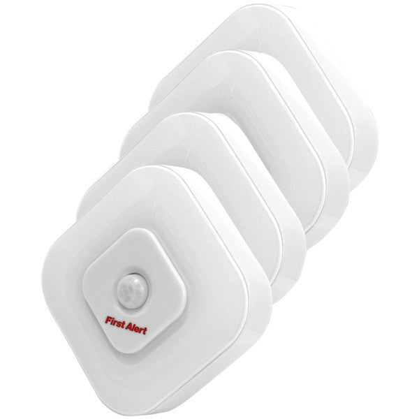 FIRST ALERT SFA265 Indoor Motion Sensor LED Lights, 4 pk