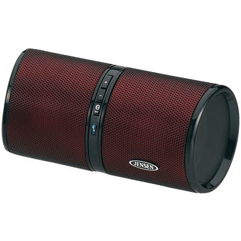 JENSEN SMPS-622-R Bluetooth(R) Rechargeable Stereo Speaker (Red)