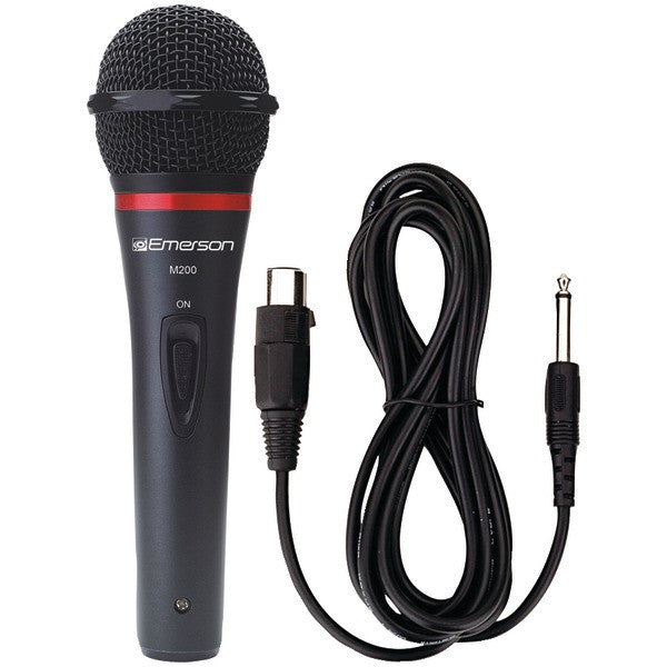 KARAOKE USA M200 Professional Dynamic Microphone with Durable Metal Case & Grille