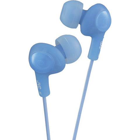 JVC HAFR6A Gumy(R) Plus In-Ear Earbuds with Remote & Microphone (Blue)
