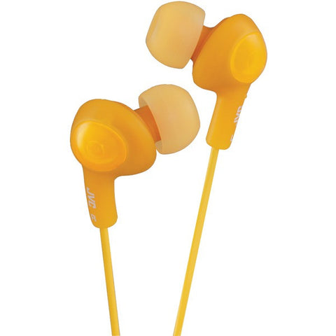 JVC HAFR6D Gumy(R) Plus In-Ear Earbuds with Remote & Microphone (Orange)