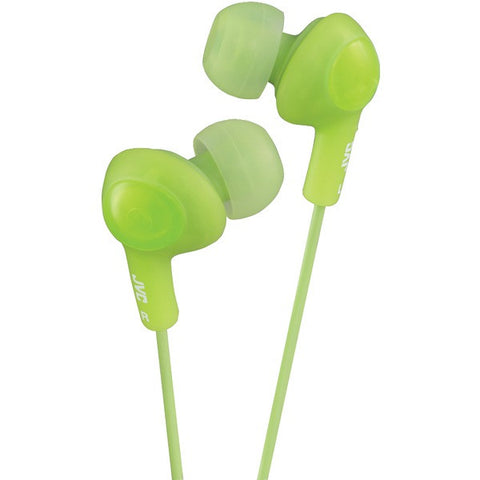 JVC HAFR6G Gumy(R) Plus In-Ear Earbuds with Remote & Microphone (Green)