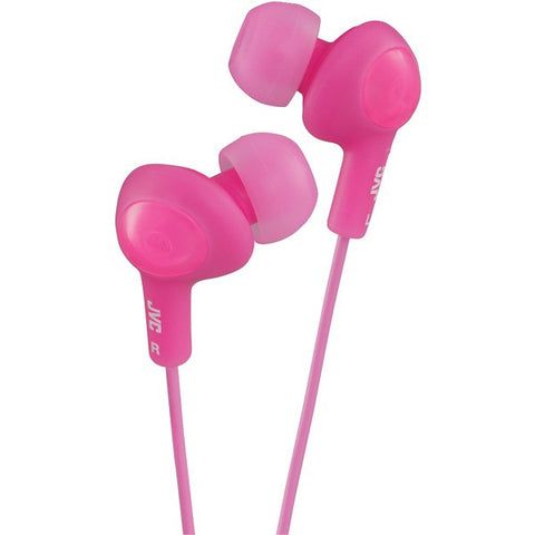 JVC HAFR6P Gumy(R) Plus In-Ear Earbuds with Remote & Microphone (Pink)