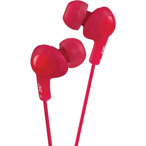 JVC HAFR6R Gumy(R) Plus In-Ear Earbuds with Remote & Microphone (Red)