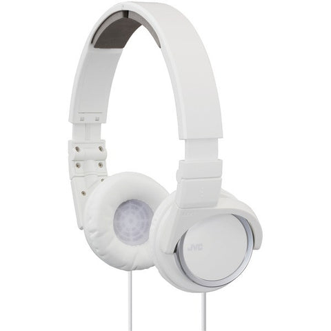JVC HAS400W Carbon Nanotube On-Ear Headband Headphones (White)