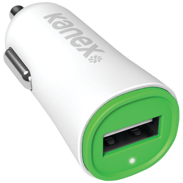 KANEX KCLA1PT24V2GN 2.4-Amp V2 USB Car Charger (Green)