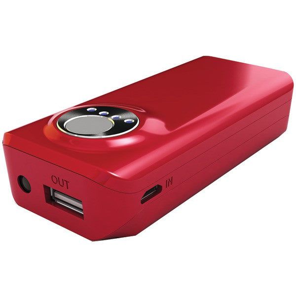 Hipstreet HS-PB2A06-RD 4,000mAh 2.1A Red Power Bank