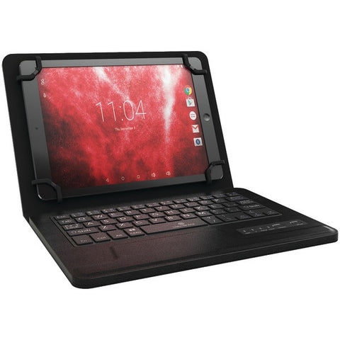 Hipstreet UNIV78CS-3N1B 7"-8" Universal Tablet Case with Bluetooth(R) Keyboard