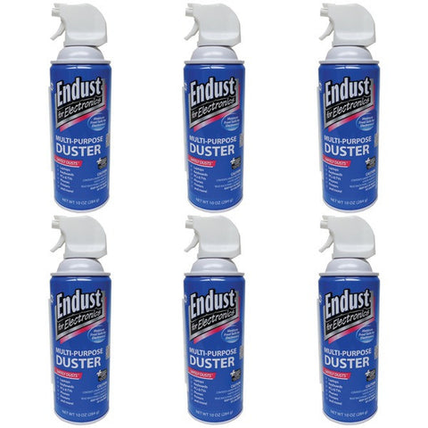Endust 11384 Electronics Duster 6 Pack (10 Oz; With Bitterant 152)
