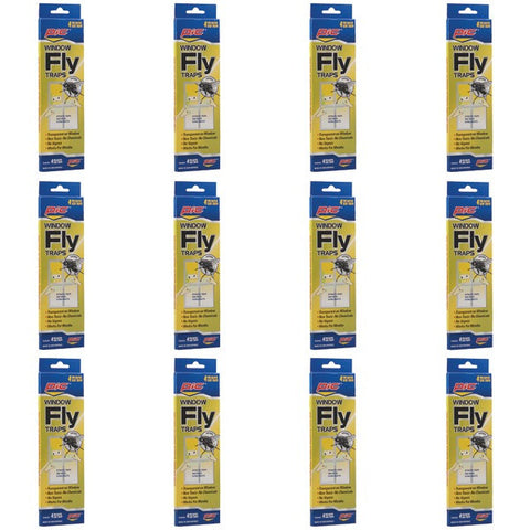 PIC FTRP Window Fly Traps, 12 packs of 4