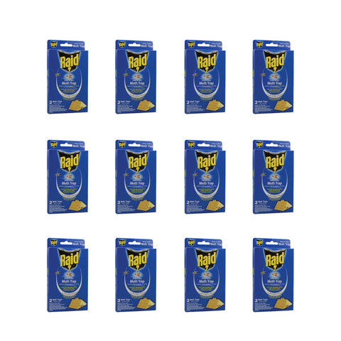 Raid Pmothraid Pantry Moth Traps (12 Packs Of 2)