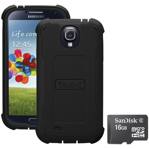 Trident S4 Cyclops Case Black With Scandisk Micro Sd 16gb