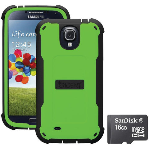 Trident S4 Cyclops Case Green With Scandisk Micro Sd 16gb