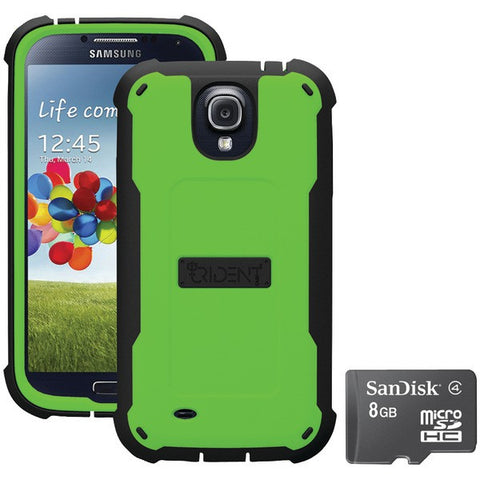 Trident S4 Cyclops Case Green With Scandisk Micro Sd 8gb